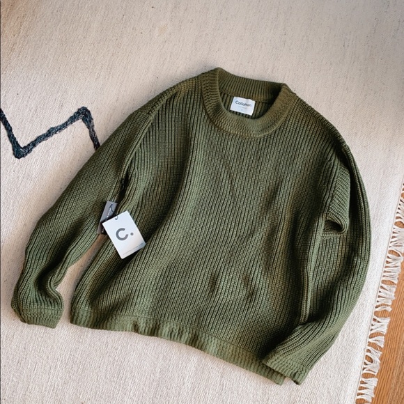 Callahan Sweaters - callahan NWT knit crew neck sweater